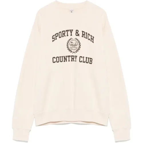 Sweatshirts & Hoodies > Sweatshirts - - Sporty & Rich - Modalova