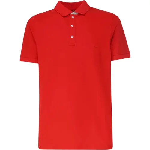 Fay - Tops > Polo Shirts - Red - Fay - Modalova