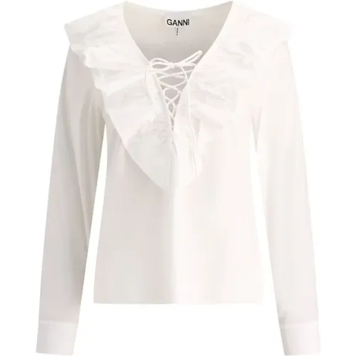 Blouses & Shirts > Blouses - - Ganni - Modalova