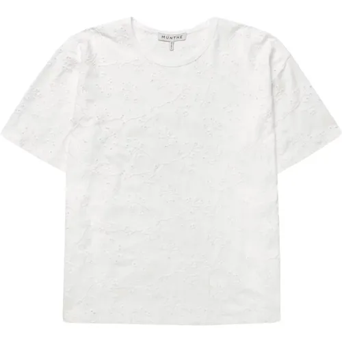 Munthe - Tops > T-Shirts - White - Munthe - Modalova