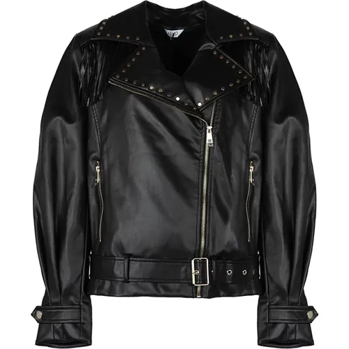 Jackets > Leather Jackets - - Liu Jo - Modalova