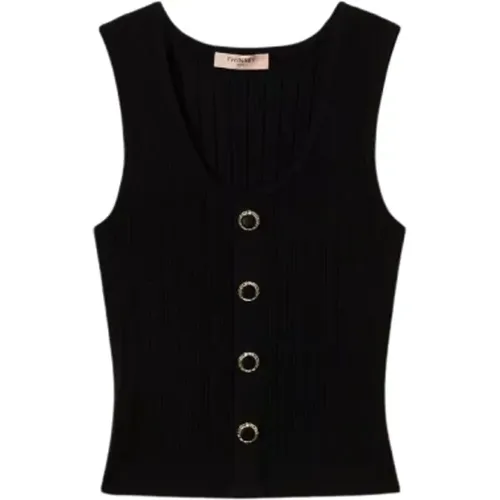 Tops > Sleeveless Tops - - Twinset - Modalova