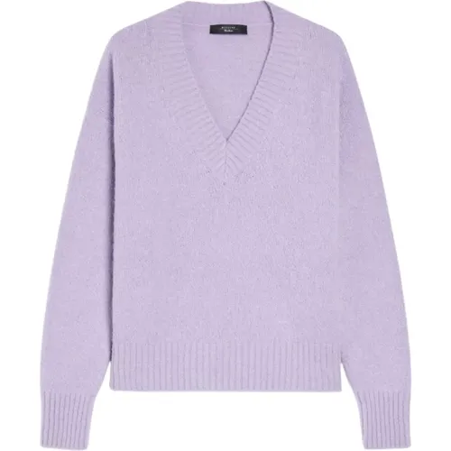 Knitwear > V-neck Knitwear - - Max Mara Weekend - Modalova