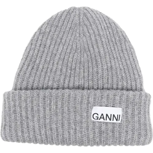 Accessories > Hats > Beanies - - Ganni - Modalova