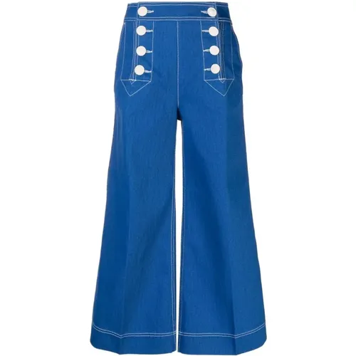 Zimmermann - Jeans larges - Bleu - Zimmermann - Modalova