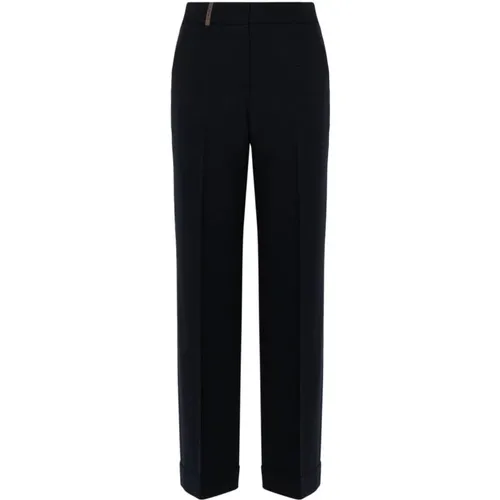 Trousers > Straight Trousers - - PESERICO - Modalova