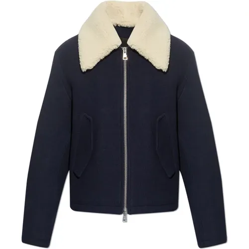 Jackets > Faux Fur & Shearling Jackets - - Ami Paris - Modalova