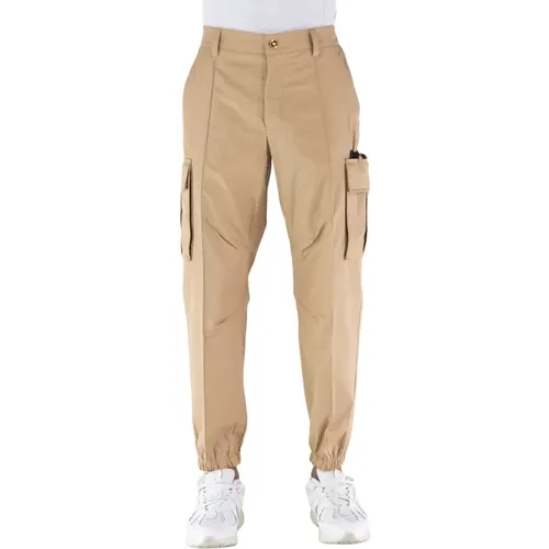 Trousers > Slim-fit Trousers - - Versace - Modalova