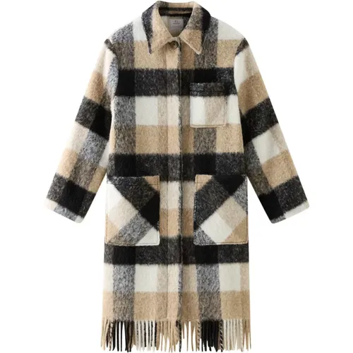 Coats > Single-Breasted Coats - - Woolrich - Modalova