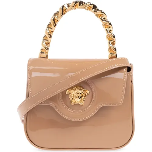 Versace - Bags > Handbags - Beige - Versace - Modalova