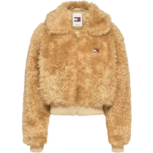 Jackets > Faux Fur & Shearling Jackets - - Tommy Jeans - Modalova