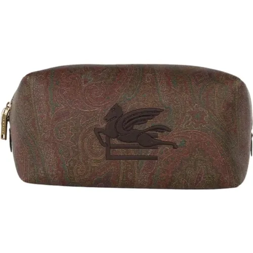 Etro - Bags > Toilet Bags - Brown - ETRO - Modalova