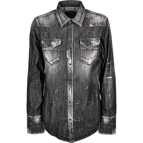 Shirts > Denim Shirts - - Dsquared2 - Modalova