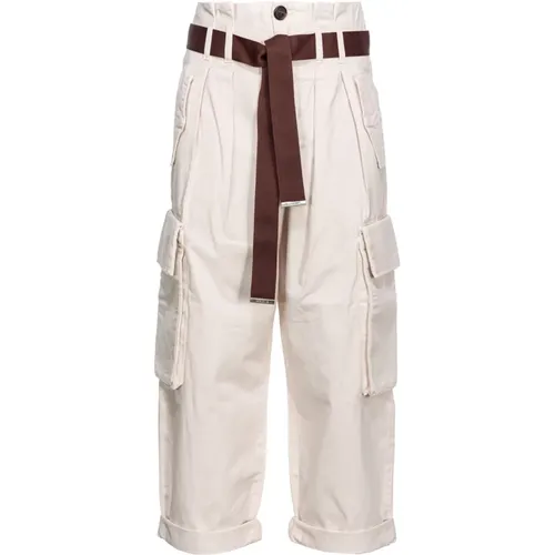 Trousers > Wide Trousers - - pinko - Modalova