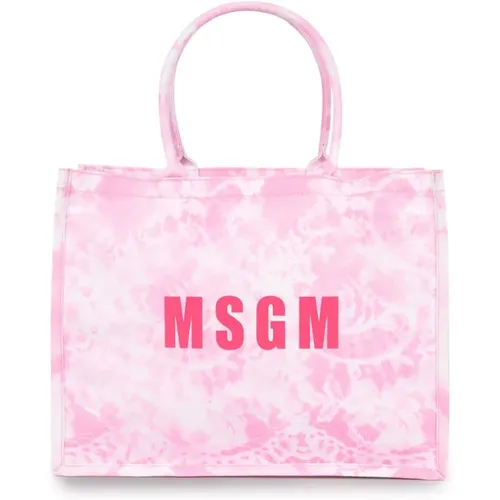 Msgm - Bags > Tote Bags - Pink - Msgm - Modalova