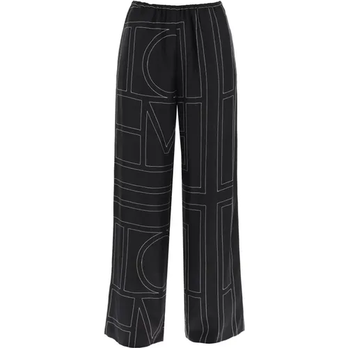 Trousers > Wide Trousers - - TotêMe - Modalova