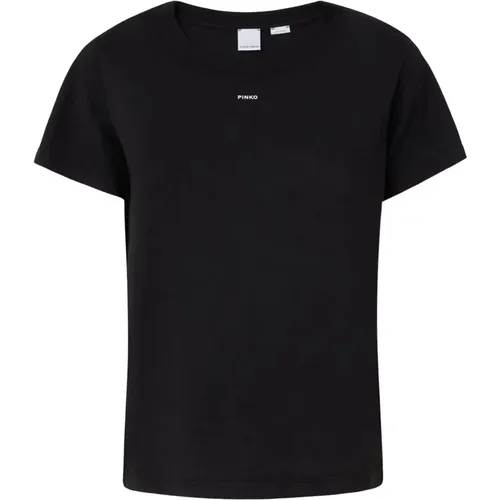 Pinko - Tops > T-Shirts - Black - pinko - Modalova