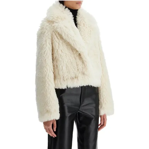 Jackets > Faux Fur & Shearling Jackets - - Stand Studio - Modalova