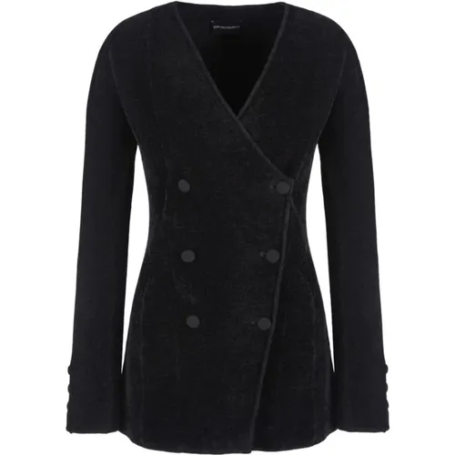 Coats > Double-Breasted Coats - - Emporio Armani - Modalova