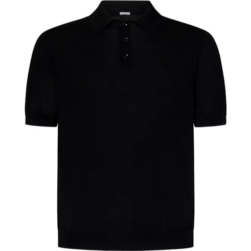 Malo - Tops > Polo Shirts - Black - Malo - Modalova