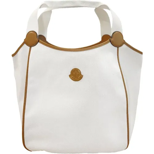 Moncler - Bags > Handbags - White - Moncler - Modalova