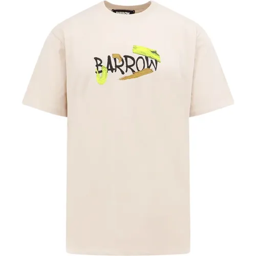 Barrow - Tops > T-Shirts - Beige - Barrow - Modalova