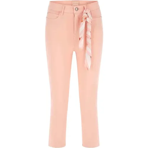 Trousers > Cropped Trousers - - Guess - Modalova