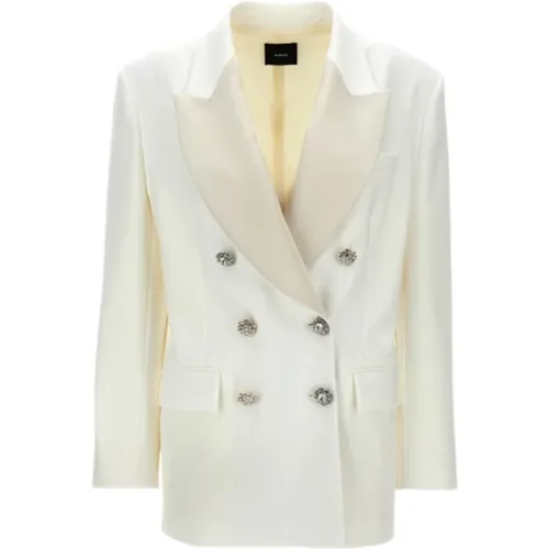 Pinko - Jackets > Blazers - Beige - pinko - Modalova