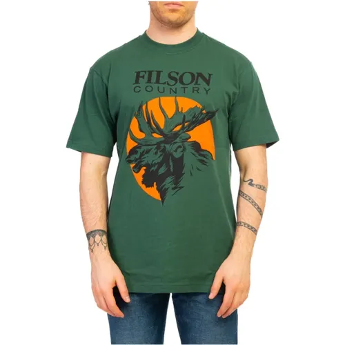 Filson - Tops > T-Shirts - Green - Filson - Modalova