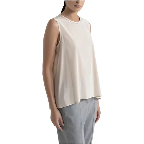 Tops > Sleeveless Tops - - PESERICO - Modalova