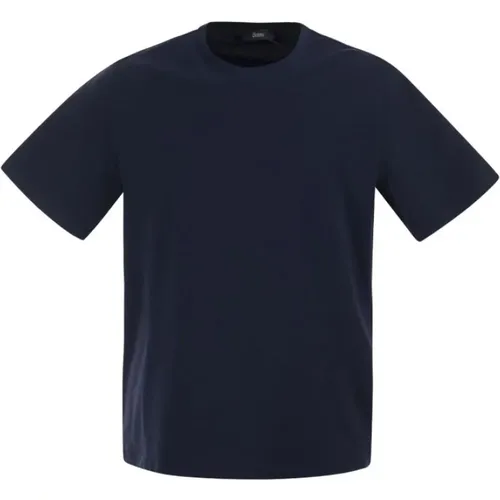 Herno - Tops > T-Shirts - Blue - Herno - Modalova