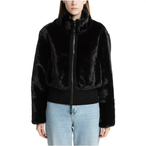 Jackets > Faux Fur & Shearling Jackets - - Emporio Armani EA7 - Modalova