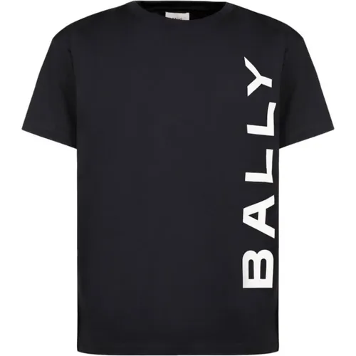 Bally - Tops > T-Shirts - Black - Bally - Modalova