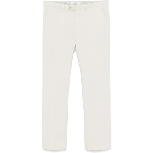 Trousers > Straight Trousers - - Borrelli - Modalova