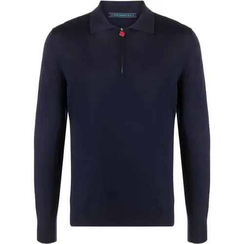 Kiton - Tops > Polo Shirts - Blue - Kiton - Modalova