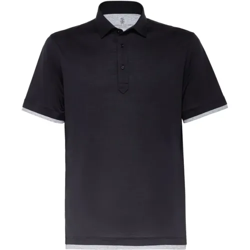 Tops > Polo Shirts - - BRUNELLO CUCINELLI - Modalova