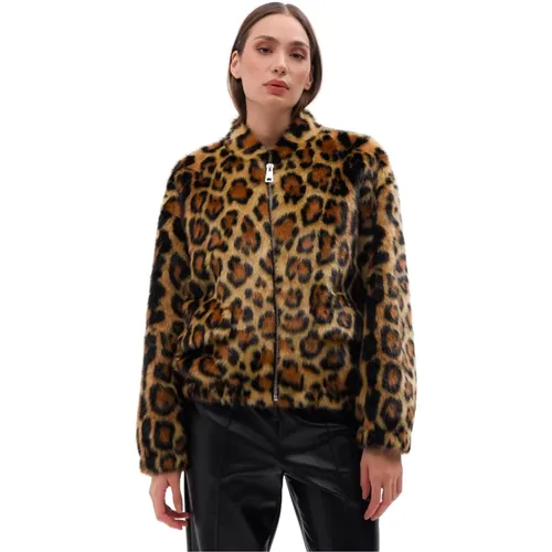 Jackets > Faux Fur & Shearling Jackets - - Liviana Conti - Modalova