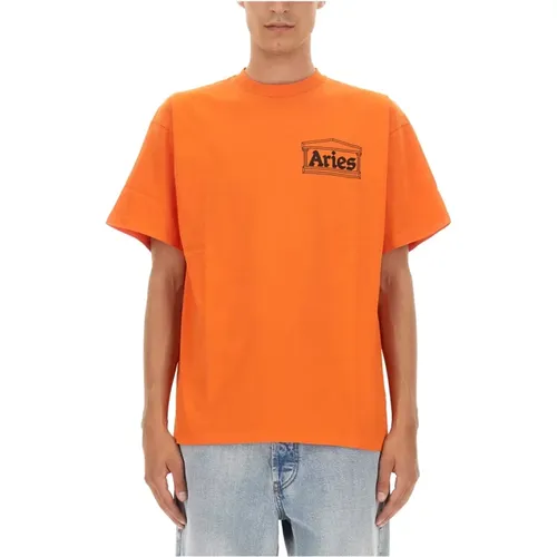 Aries - Tops > T-Shirts - Orange - Aries - Modalova