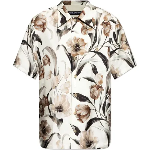 Shirts > Short Sleeve Shirts - - Dolce & Gabbana - Modalova