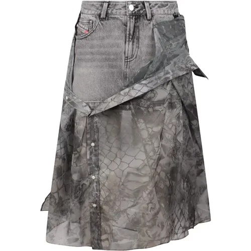 Skirts > Denim Skirts - - Diesel - Modalova