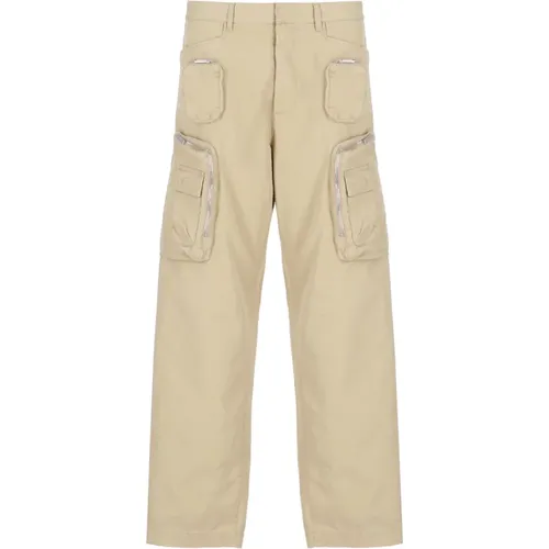 Trousers > Straight Trousers - - Dsquared2 - Modalova