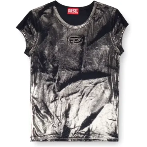 Diesel - Tops > T-Shirts - Black - Diesel - Modalova