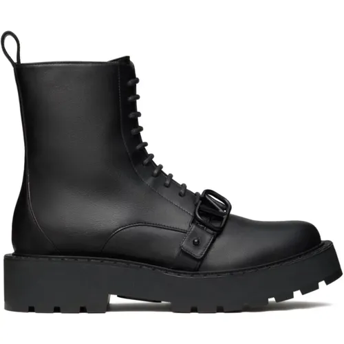 Shoes > Boots > Lace-up Boots - - Valentino Garavani - Modalova