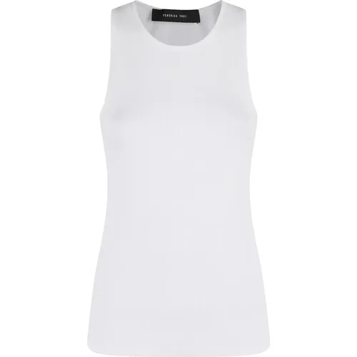 Tops > Sleeveless Tops - - Federica Tosi - Modalova