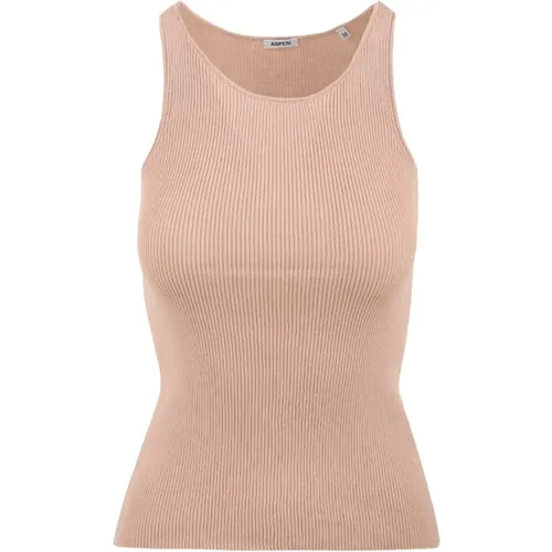 Tops > Sleeveless Tops - - Aspesi - Modalova