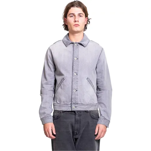 Jackets > Denim Jackets - - Loewe - Modalova