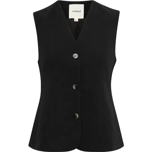 Jackets > Vests - - Soaked in Luxury - Modalova