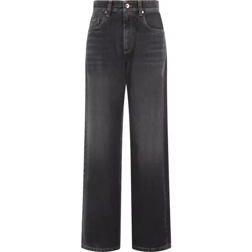 Jeans > Straight Jeans - - BRUNELLO CUCINELLI - Modalova