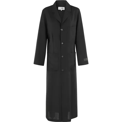 Coats > Belted Coats - - MM6 Maison Margiela - Modalova