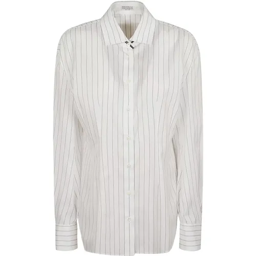 Blouses & Shirts > Shirts - - BRUNELLO CUCINELLI - Modalova